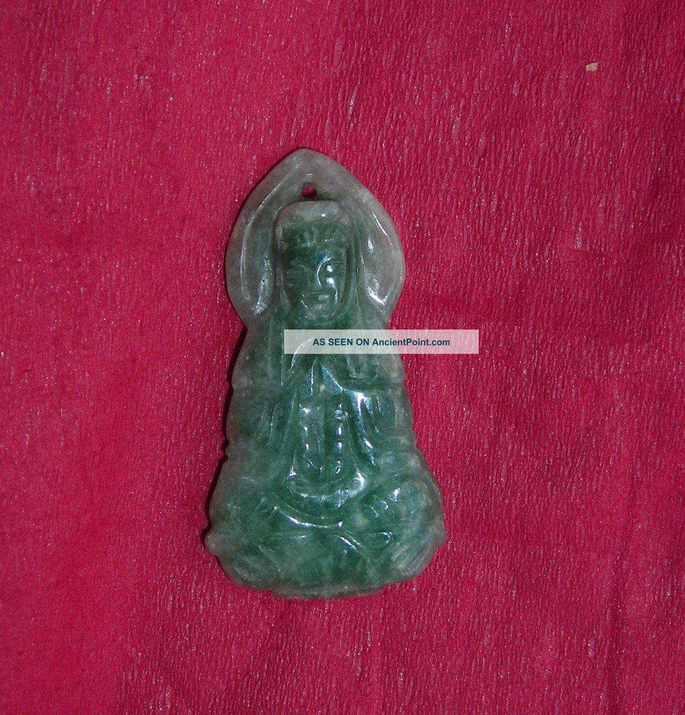 Chinese Jade Carved Buddha Pendant Necklaces & Pendants photo