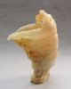 Chinese 100% Ox Horn Carved Chi Dragon Beast Face Angle Cup Other photo 4