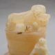 Chinese 100% Ox Horn Carved Chi Dragon Beast Face Angle Cup Other photo 8