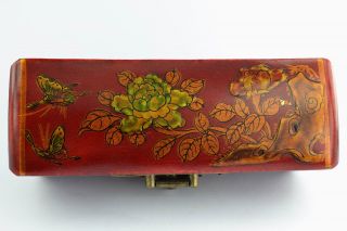 Asian Old Collectibles Decorated Wonderful Handwork Wood Flower Jewel Box Aaaaa photo