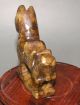 Ancient Chinese Natural Hetian Jade Hand - Carved Statue Of Horse No.  139 Horses photo 4