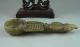 Old Chinese Hetian Jade Carved Spatula Carving Other photo 3