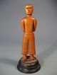 Indonesia Standing Colonial Figure Depicted With Pants And Shoes On Custom Base. Statues photo 1