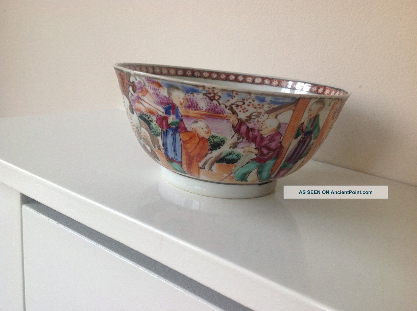 Antique 18th Century Chinese Bowl Porcelain photo