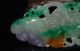 Chinese Natural Jadeite Level A Hand - Carved Statues Gecko&ganoderma Nr Other photo 2