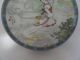 Chinese Porcelain Glaze Chang ' E Round Plate Old Exquisite Fancy 3 Plates photo 3