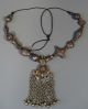Fine Old North African Berber Ottoman Silvered Metal Necklace 20th Century Middle East photo 11