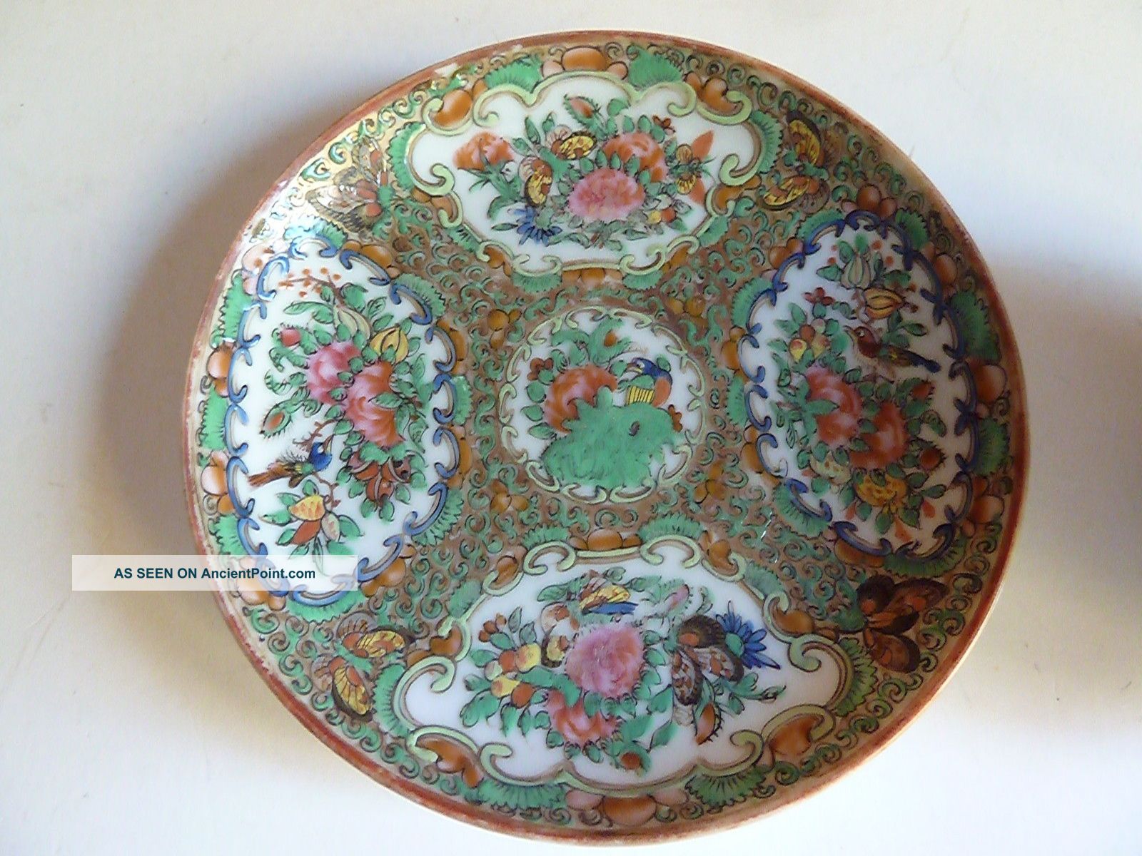Cup  Vintage cups india   & Saucer Antique vintage Rose Porcelain Chinese Hand Medallion Tea tea