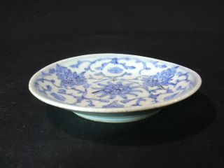 Blue & White Antique Plate photo