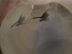 Gorgeous Signed Japanese Hirado Flying Crane Barber Bowl 19th C Other photo 2