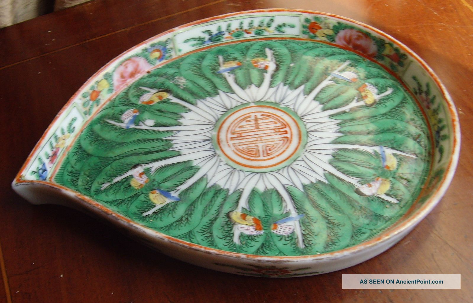 Tear Drop Shaped Plate Very Attractive Mid 20th Century Plates photo