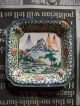 § Antique Asian Hand Painted Enamel Square Trinket Decorative Vanity Dish Tray § Other photo 3