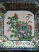 § Antique Asian Hand Painted Enamel Square Trinket Decorative Vanity Dish Tray § Other photo 5