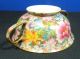Chinese Antique Hand Painted Porcelain Mille Fleur Bowl 19 Century Glasses & Cups photo 4