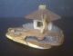 Antique Japanese Model House - Cow Bone & Wood - Circa 1890 Other photo 4
