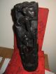 Rare Found Black Ebony Statue Group Figures 10 