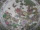 Large Chinese Porcelain Famille Rose Charger With Mark 17.  5 