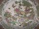 Large Chinese Porcelain Famille Rose Charger With Mark 17.  5 