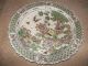 Large Chinese Porcelain Famille Rose Charger With Mark 17.  5 