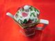 Fine Holiday Gift Chinese Porcelain Teapot Flowers Carved On Sale Teapots photo 1