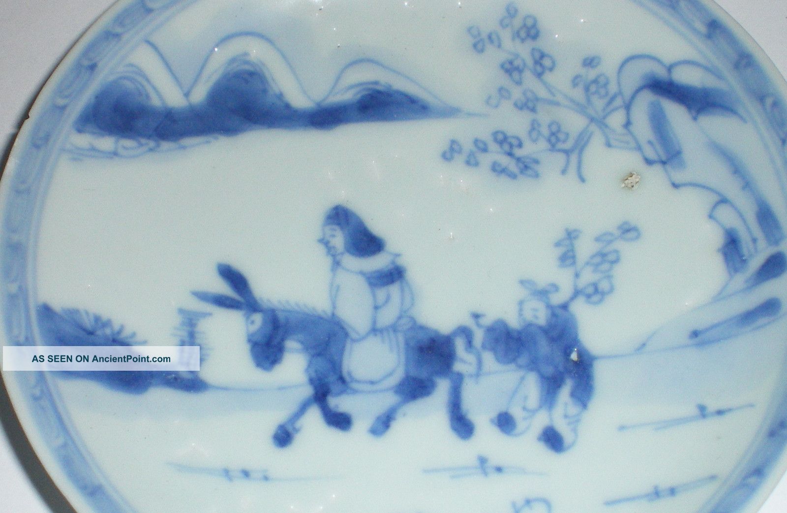 18t Century Chinese Porcelain Ca Mau Cargo 1725 Saucer Dish Plum Blossom Antique Porcelain photo