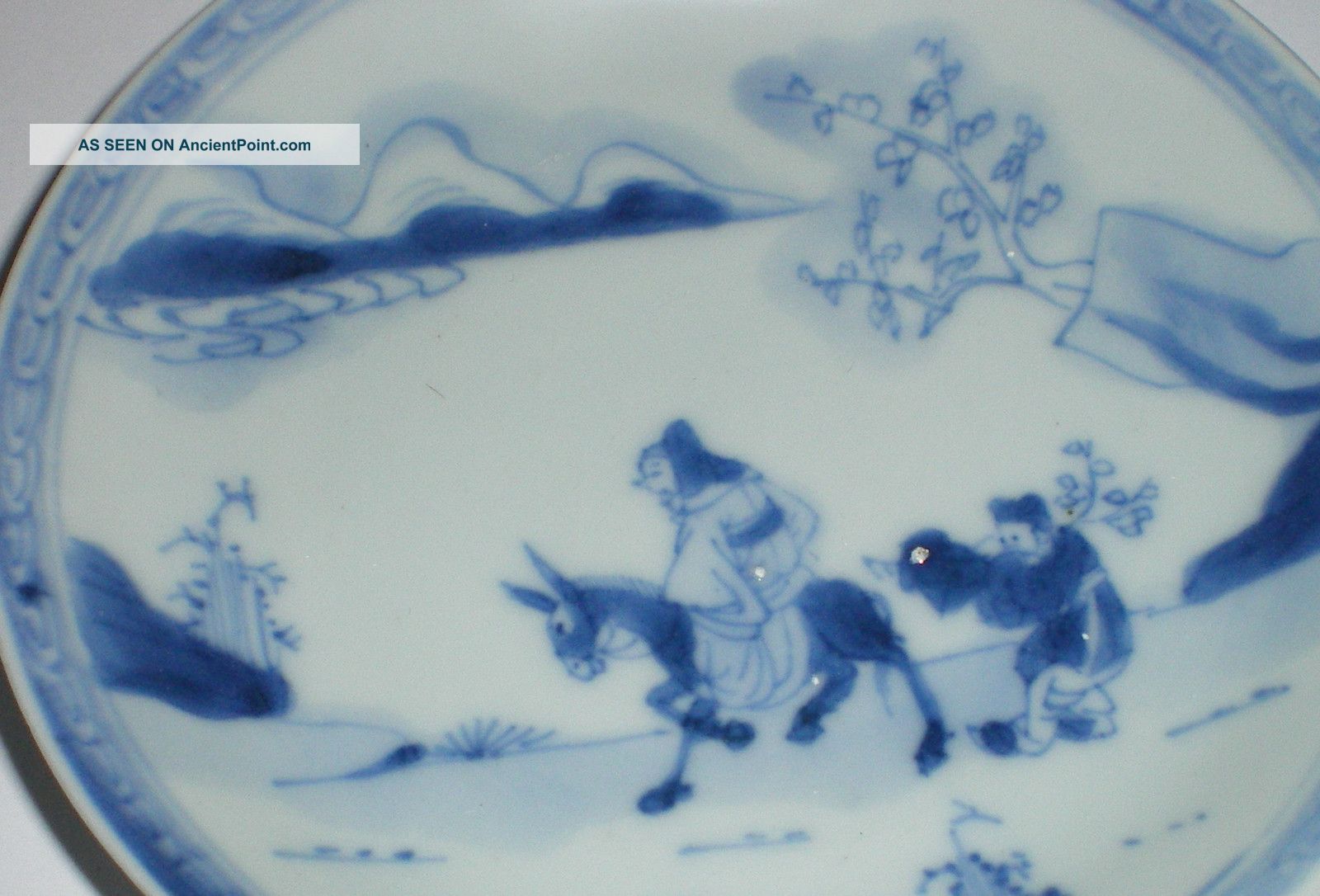 18t Century Chinese Porcelain Ca Mau Cargo 1725 Saucer Dish Plum Blossom Antique Porcelain photo