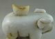 Old Chinese Hetian Jade Carved Elephant Carving Other photo 5