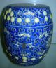 Fine 19th/20th Century Chinese Porcelain ' Barrel ' Pot & Cover. Pots photo 1