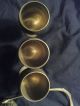 Vintage Etched Brass Pitcher Or Teapot With 6 Goblets Made In India Nr India photo 9