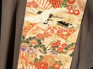 Reversible Kimono Maru Obi Reversible Fine photo