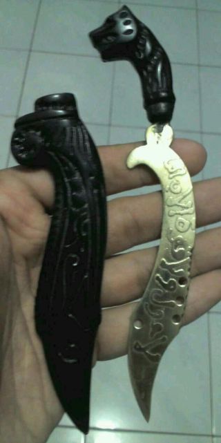 New Kujang Lapad Sunda West Java Amulet Talisman photo