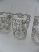Finest Quality 3p Japanese Sterling Silver Cup Holders W Glass Inserts Nr Glasses & Cups photo 9