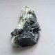 Fine Chinese Carved Dushan Jade Lotus Leaf Chicken Statue +stand Other photo 8