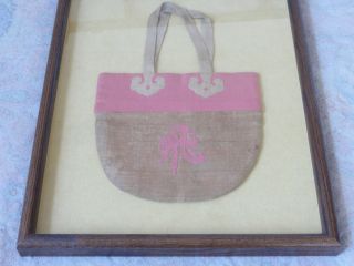 Old Chiinese Embroidery Bag photo