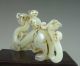 Fine Old Chinese Hetian Jade Carvd Dragon Pjoenix And Mouse Carving Other photo 9