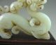 Fine Old Chinese Hetian Jade Carvd Dragon Pjoenix And Mouse Carving Other photo 6