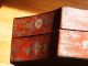 Absolutely Old Chinese Red Lacquer Box - Unusual - Qiangjin And Tianqi?? Boxes photo 8
