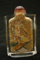 Very Detailed Set Of 4 Chinese Snuff Bottles Good Quality Very Different Subject Snuff Bottles photo 4