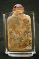 Very Detailed Set Of 4 Chinese Snuff Bottles Good Quality Very Different Subject Snuff Bottles photo 5