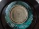 Old Chinese Flower - Shape Porcelain Plate With Peacock Green Glaze Plates photo 4