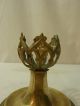 American Gorham Brass Gothic Revival Candlestick Vase Or Perfume Bottle Holder Metalware photo 2