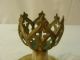 American Gorham Brass Gothic Revival Candlestick Vase Or Perfume Bottle Holder Metalware photo 4