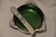 Archibald Knox Tudric Liberty & Co.  Pewter Butter Dish & Spreader Art Nouveau Metalware photo 4