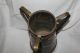 Copper Arts And Crafts Style Decorated Vase Metalware photo 3