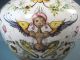Very Fine Italian Deruto Polychrome Majolica Lidded Urn Vase Ca.  18 - 19th Century Urns photo 8