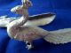 Spelter Birds Table Peacocks Pair Of Figurines Early 20th Century Statues Metalware photo 5