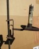 No Finer 18th Century Tall Rushlight Adjustable Height Candle Standard Metalware photo 7