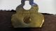 Antique Peerage Brass Mirror & Key Holder Made In England In Usa Metalware photo 3