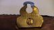 Antique Peerage Brass Mirror & Key Holder Made In England In Usa Metalware photo 5