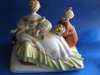 Fraureuth Germany 1920 - 30 Porcelain Figure Group By M.  Herm.  Fritz photo